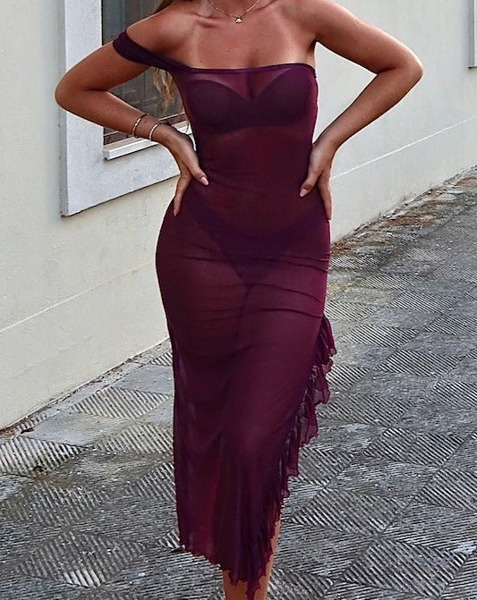 Taormina Dress Plum